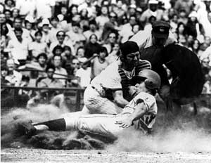 thurman munson play at the plate