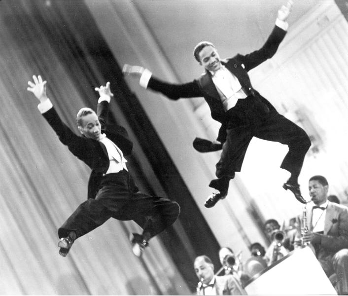 From left: Fayard Nicholas and Harold Nicholas in Andrew L